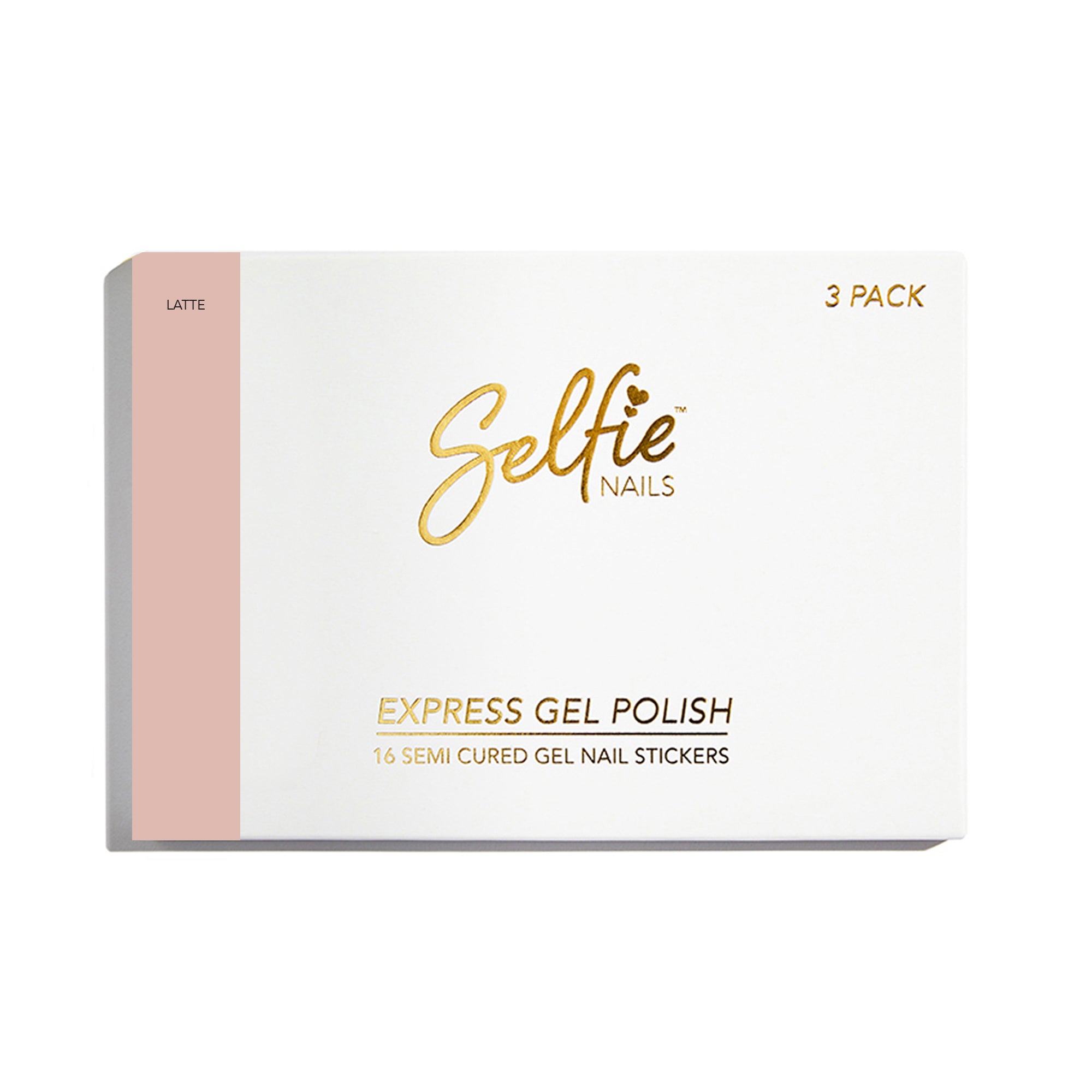 SELFIE NAILS LATTE 3 PACK