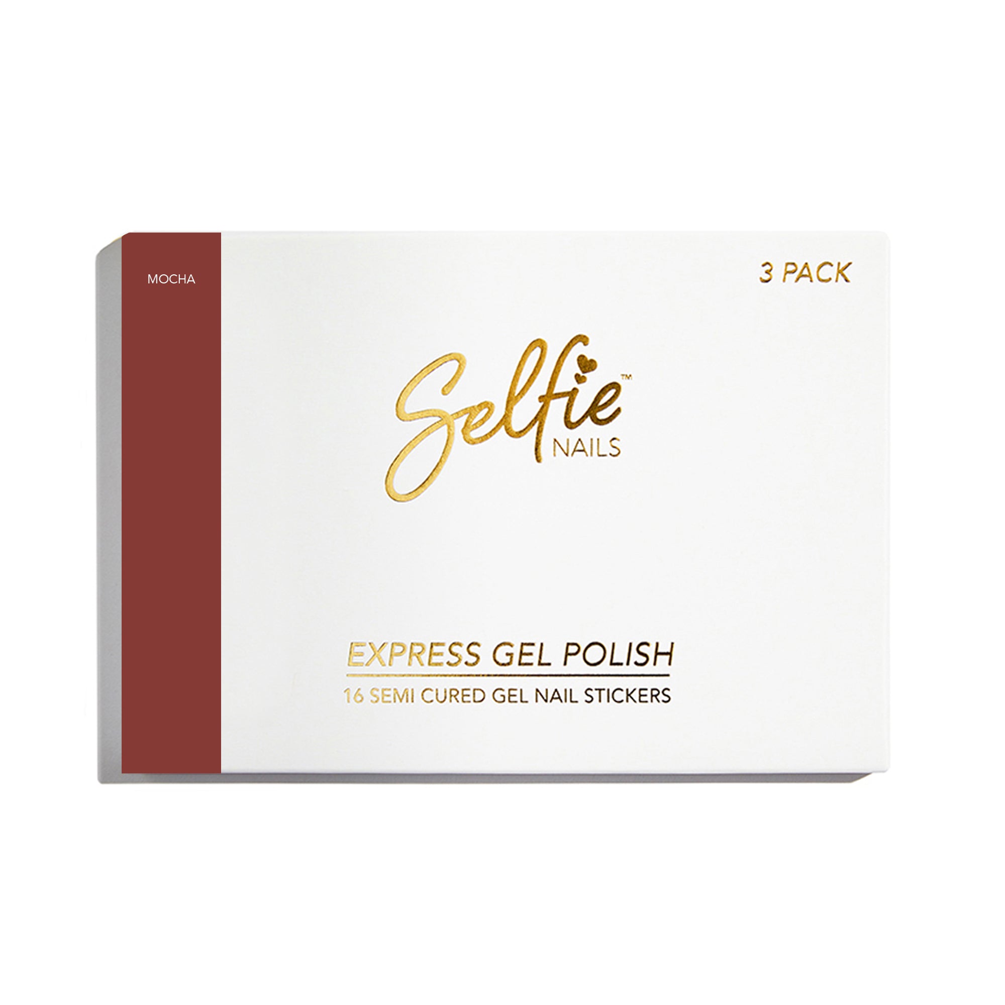 SELFIE NAILS MOCHA 3 PACK